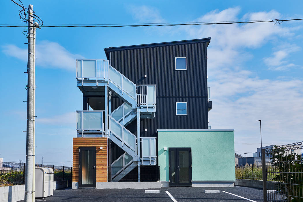 Sodegaura apartment, tai_tai STUDIO tai_tai STUDIO Eclectic style houses