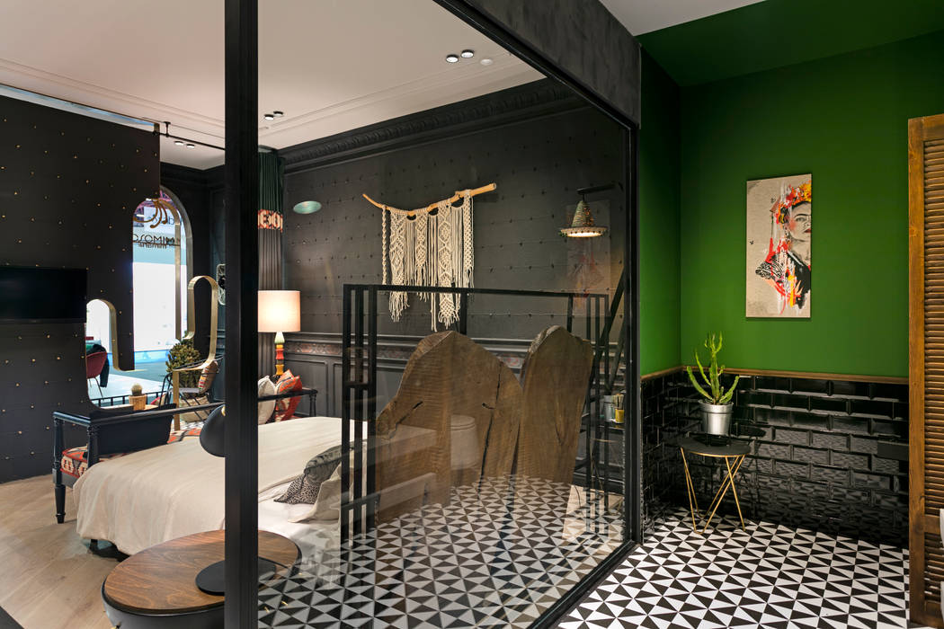 HOTEL DESIGN SHOW 2019, Mimoza Mimarlık Mimoza Mimarlık Tropikal Yatak Odası
