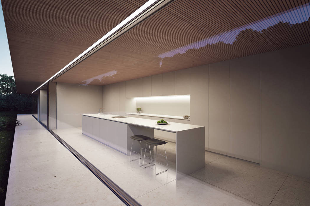 Casa en Sotogrande, FRAN SILVESTRE ARQUITECTOS FRAN SILVESTRE ARQUITECTOS 廚房