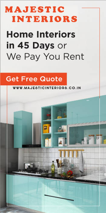 Modular Kitchen in faridabad, interior-designer-in-faridabad, MAJESTIC INTERIORS | Best Interior Designers in Faridabad MAJESTIC INTERIORS | Best Interior Designers in Faridabad 小さなキッチン 合板（ベニヤ板）