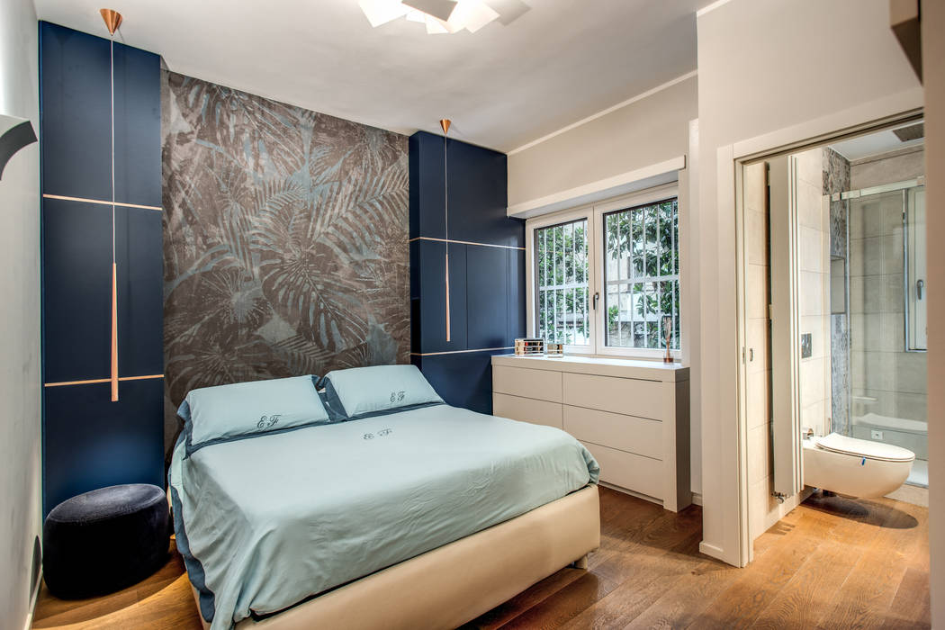 CAVALESE: Bello moderno e Funzionale, MOB ARCHITECTS MOB ARCHITECTS Modern style bedroom