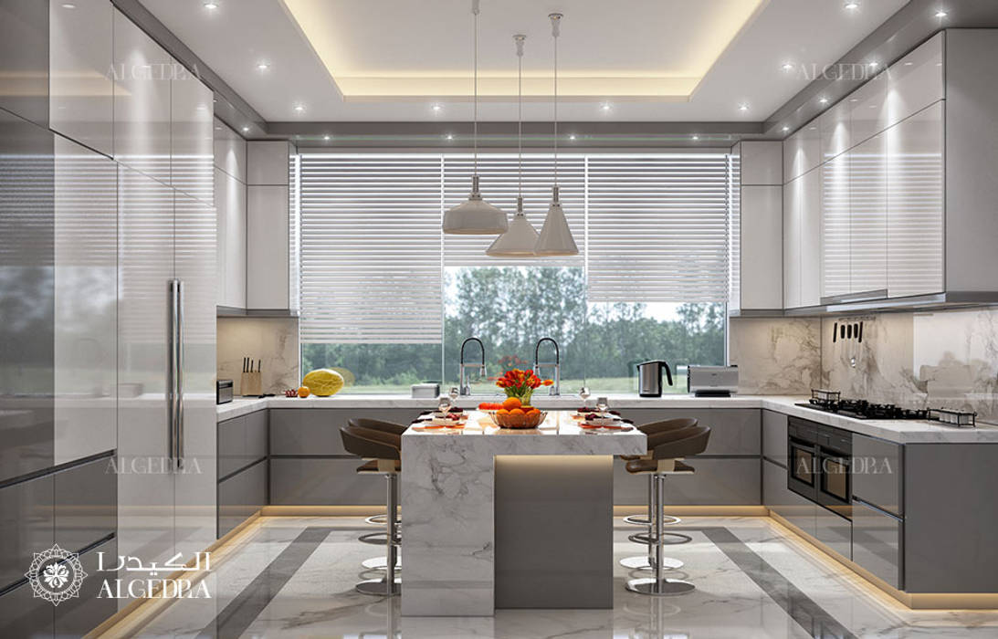 Modern Spacious Kitchen Interior Design Algedra Interior Design Modern Kitchen Homify