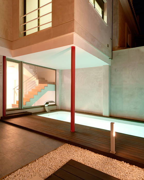 Casa FM, SMB ARQUITECTURA SMB ARQUITECTURA Moderne Pools