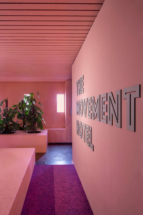 The Movement hotel, Bijlmer Bajes prison, Amsterdam, ÈMCÉ interior architecture ÈMCÉ interior architecture Ruang Komersial Hotels