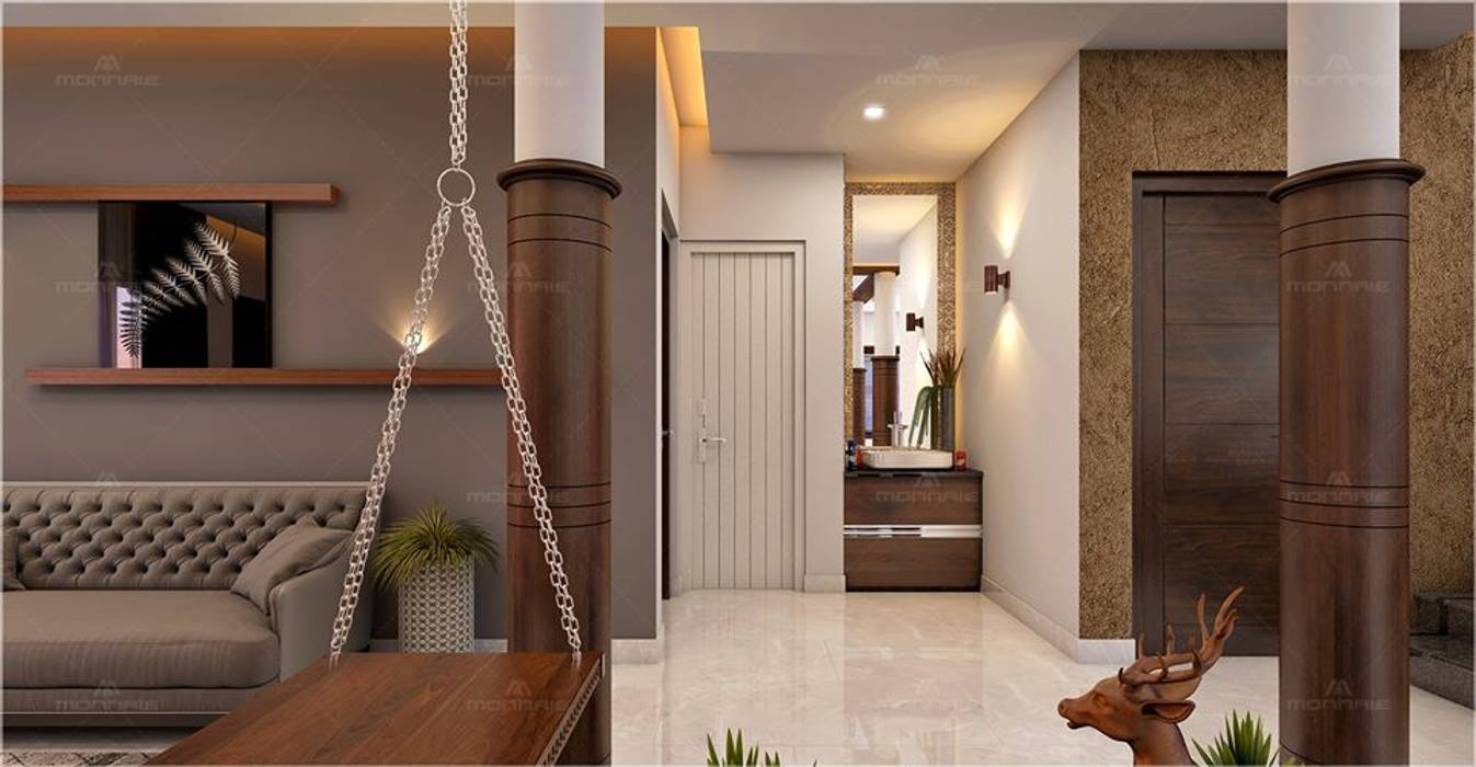 Simple and elegant wash area designs... Monnaie Interiors Pvt Ltd Classic style bathroom