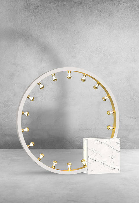 Collection of Marble lamps designed by International Fashion Designer, Luxury Chandelier LTD Luxury Chandelier LTD Modern media room Marble Accessories & decoration