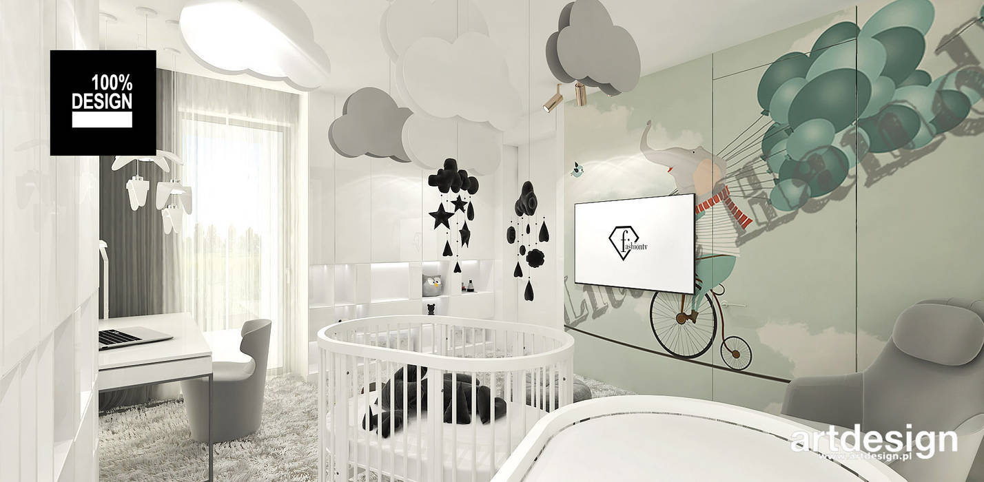 UNPARALLELED ELEGANCE | V | Pokoje dziecięce, ARTDESIGN architektura wnętrz ARTDESIGN architektura wnętrz Baby room