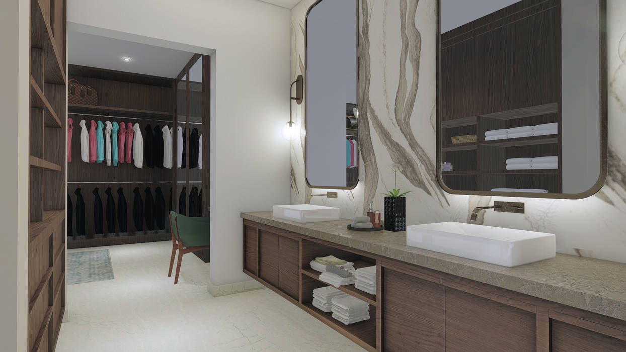 Tocador principal merarki arquitectos baños modernos | homify