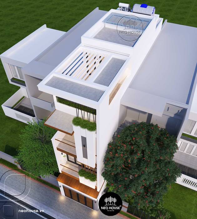 Thiết kế nhà phố đẹp 3 tầng hiện đại tại quận 11 tphcm, NEOHouse NEOHouse