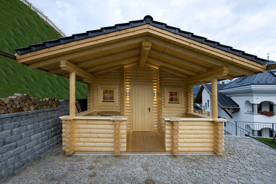 Blockhaus-Gartensauna, Saunahaus, Holzbau PERR GmbH Holzbau PERR GmbH