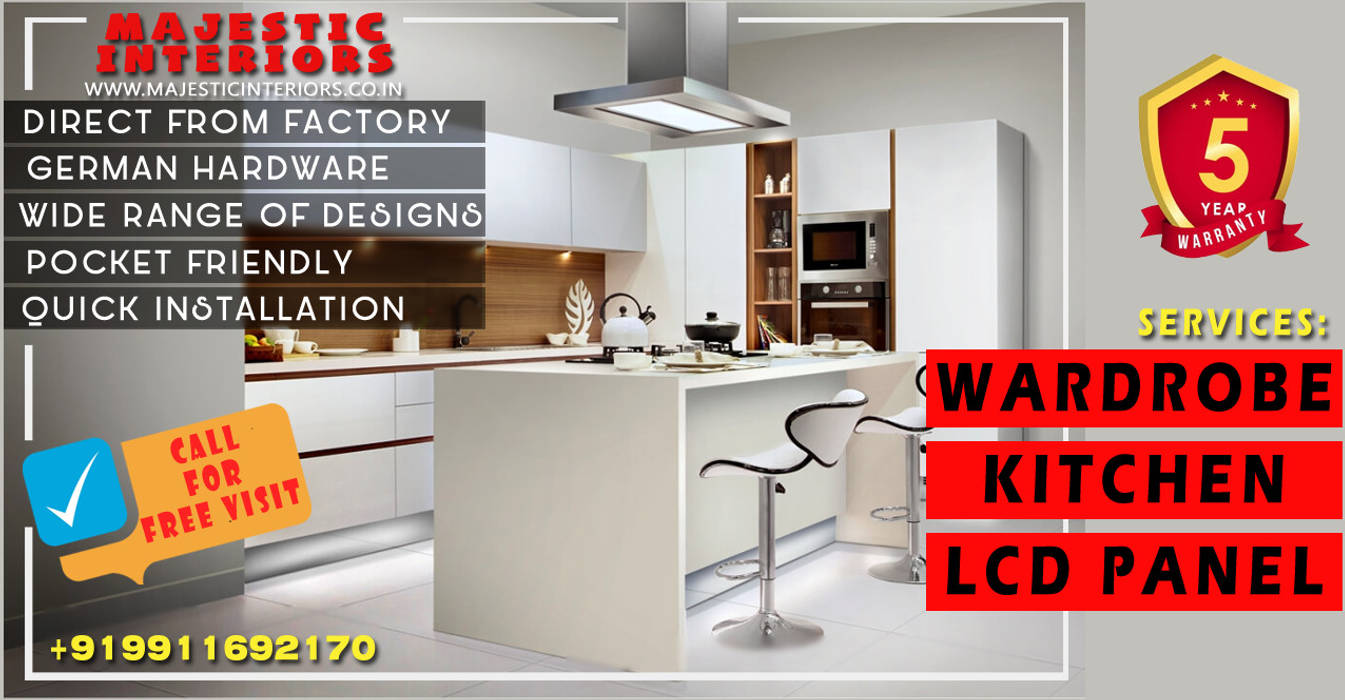 MODULAR KITCHEN IN FARIDABAD, LATEST KITCHEN DESIGNS, FARIDABAD, BEST INTERIOR DESIGNERS IN FARIDABAD, REGALO KITCHEN, GODREJ KITCHEN, MODULAR KITCHEN DESIGNING, ACRYLIC KITCHEN, PVC KITCHEN, WOODEN KITCHEN, MAJESTIC INTERIORS MAJESTIC INTERIORS | Best Interior Designers in Faridabad Small kitchens Wood-Plastic Composite