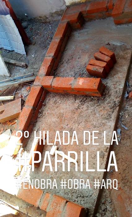 Proceso constructivo III: Parrilla, DUSINSKY S.A. DUSINSKY S.A. Garden Shed