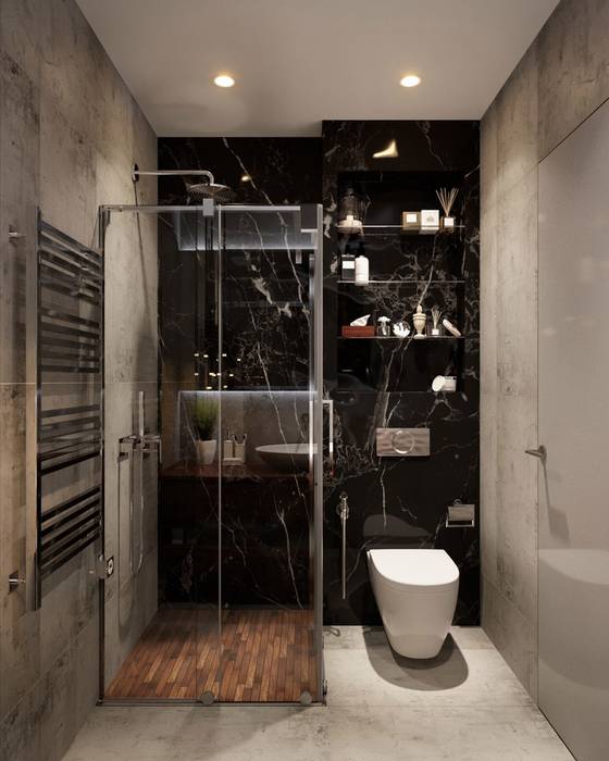 Квартира 50м.кв. г.Москва , Orel Andre Orel Andre Scandinavian style bathroom