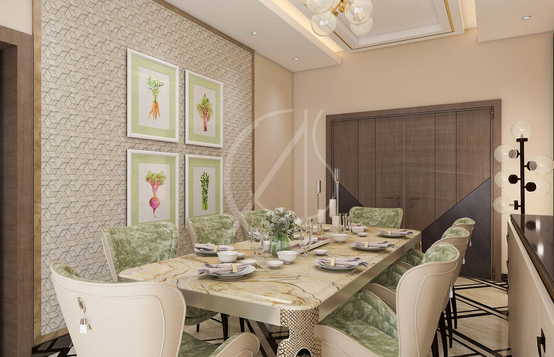 homify Modern dining room dining room, contemporary interior, contemporary villa, luxury villa, luxury home
