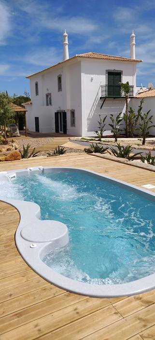 Piscina Freedom Modelo San Remo Freedom Pools Portugal Piscinas De Jardim Vidro Branco Homify