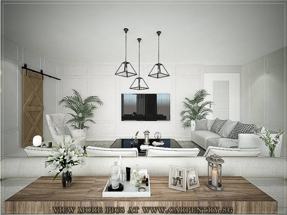 Living Room Singapore Carpentry Interior Design Pte Ltd Living room Engineered Wood Transparent