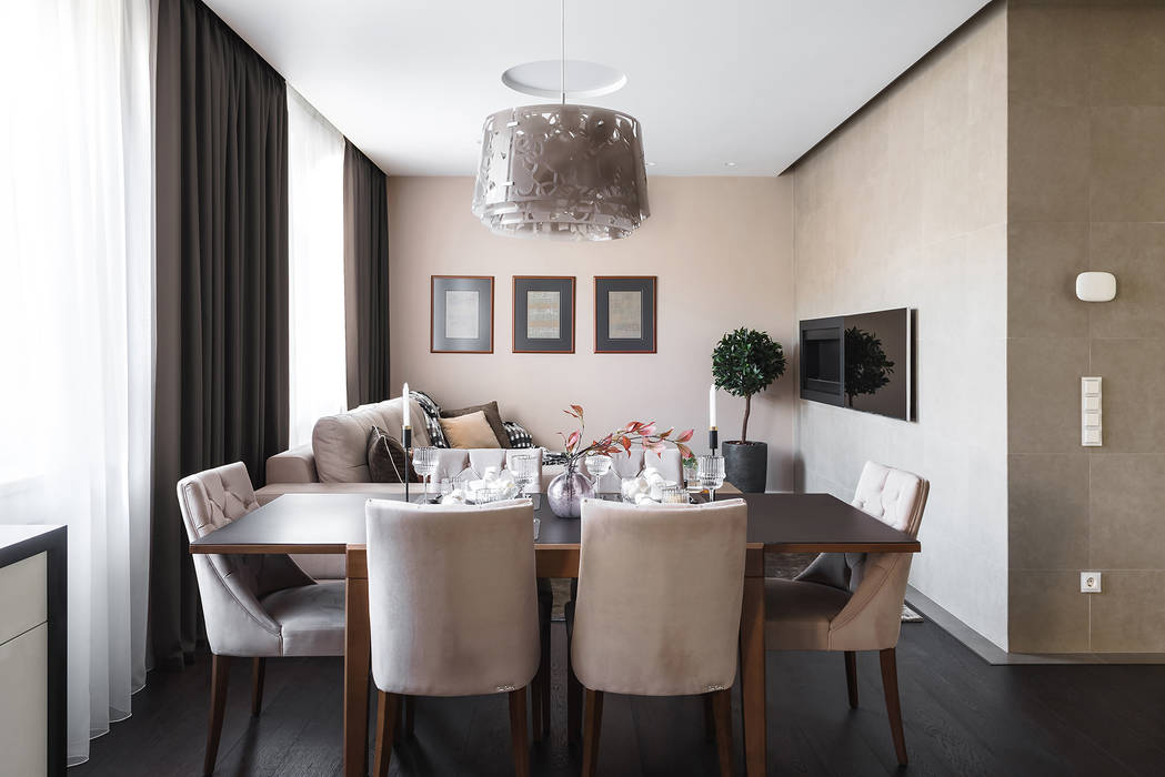 «Elegance», Wide Design Group Wide Design Group Minimalist dining room