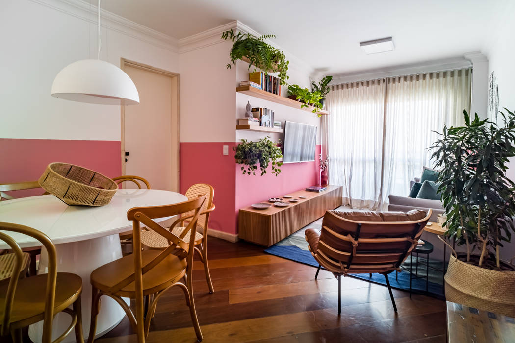 Apartamento aconchegante, funcional, cheio de estilo e alugado!! , Studio Elã Studio Elã Salas de estar modernas