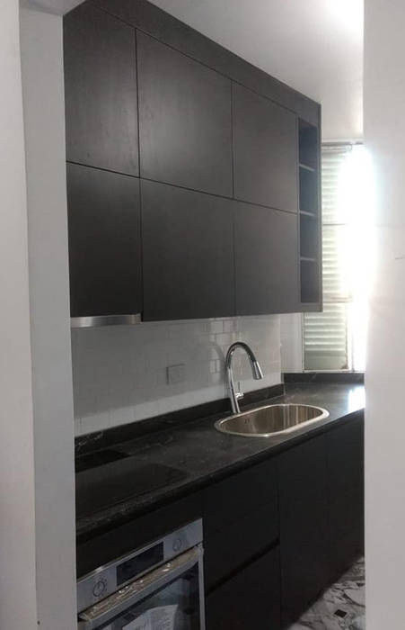 Reforma de Departamento Estilo Frances Av. Mayo / Atlántico Arqs, ATLANTICO ARQS ATLANTICO ARQS Aneks kuchenny Płyta MDF