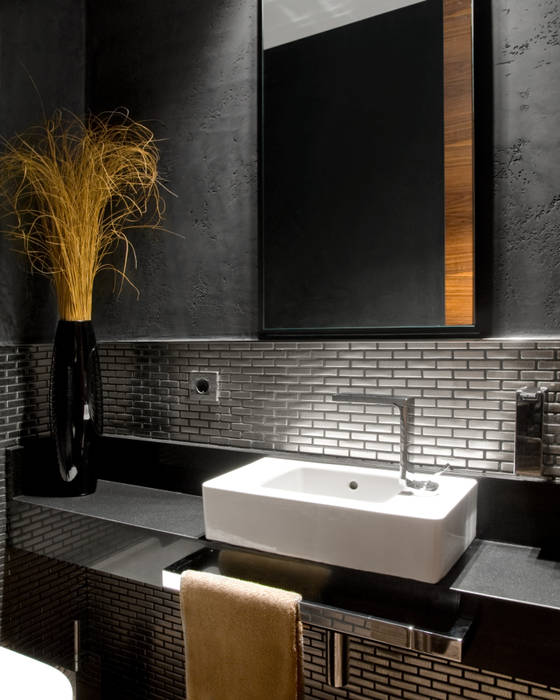 PROYECTO DE INTERIORISMO VIVIENDA EIXAMPLE BARCELONES, MANUEL TORRES DESIGN MANUEL TORRES DESIGN Eclectic style bathrooms