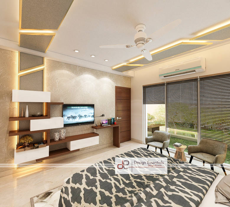 Time Residency Sec- 63 Gurgaon, Design Essentials Design Essentials Small bedroom Фанера