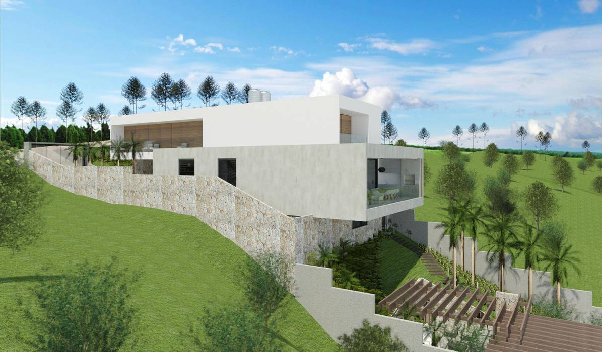 Casa Araucárias - 2019, Studio Kriefer Studio Kriefer Modern houses