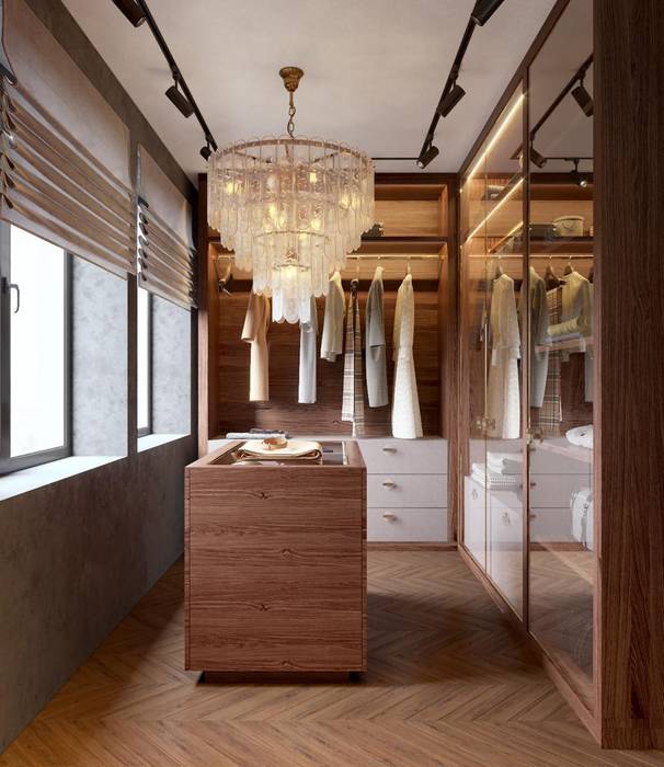 Granistudio オリジナルデザインの ドレッシングルーム Homify Granistudio オリジナルデザインの ドレッシングルーム Homify