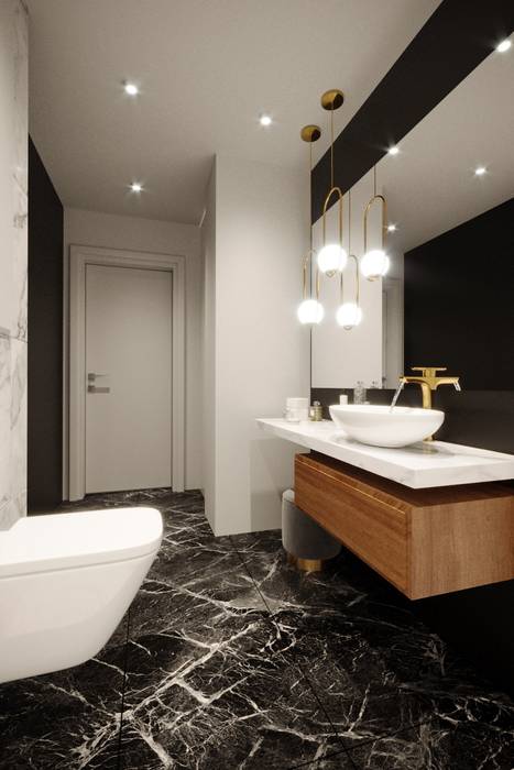 Łazienka w stylu eleganckim , D’ INTERIOR. D’ INTERIOR. Classic style bathroom