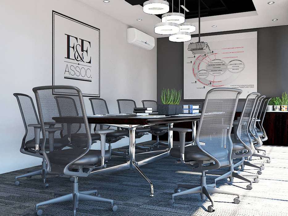EEA Office Design, Shah Alam, Norm designhaus Norm designhaus Ruang Studi/Kantor Gaya Industrial