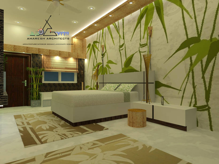 Resorts | Auroville, Tamil Nadu, Amaresh Architects Amaresh Architects Classic style bedroom Property,Furniture,Ceiling fan,Comfort,Lighting,Interior design,Flooring,Floor,Wood,Decoration