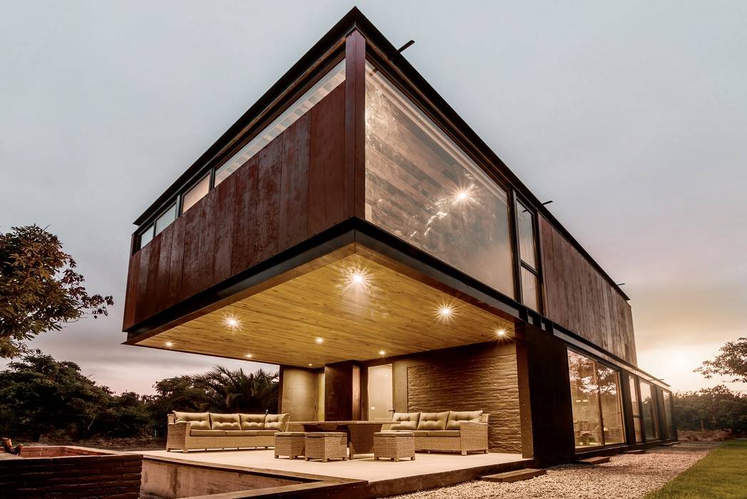 Casa Breit-Fronzig, JPV Arquitecto JPV Arquitecto Industriale Garagen & Schuppen