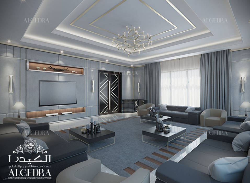 Modern living room interior design, Algedra Interior Design Algedra Interior Design Phòng khách
