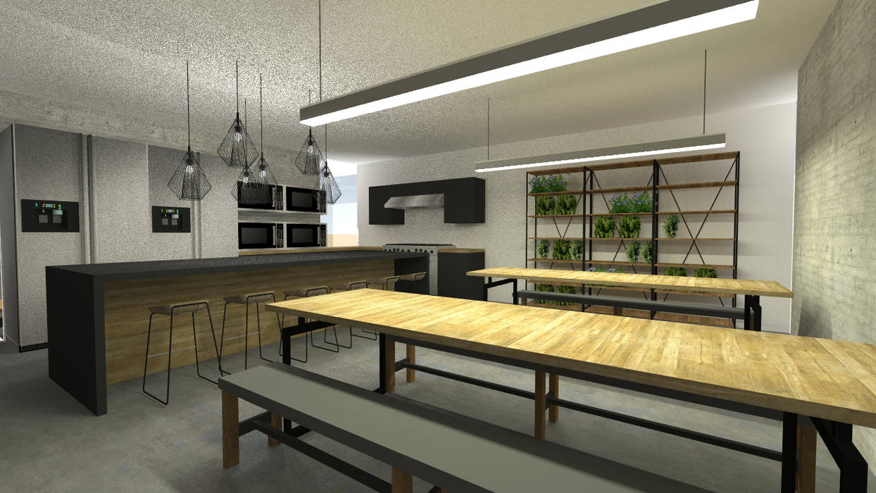 CO-LIVING, DE LEON PRO DE LEON PRO Dapur Modern