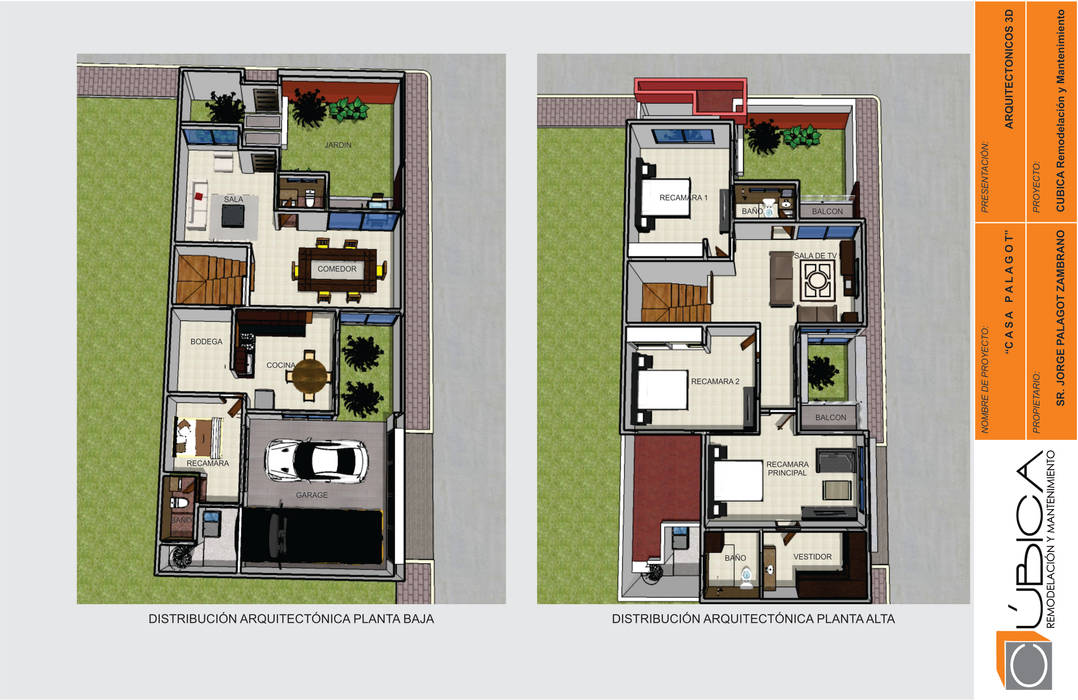 PROYECTO CASA PALAGOT, Cúbica Remodelación y Mantenimiento Cúbica Remodelación y Mantenimiento Modern houses