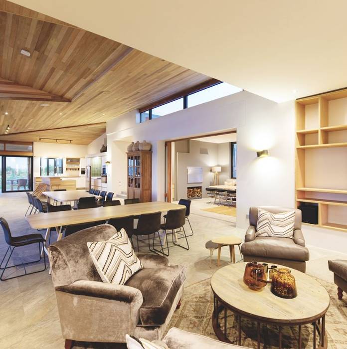 Luxury Lodge, Willson Construction Willson Construction Modern living room