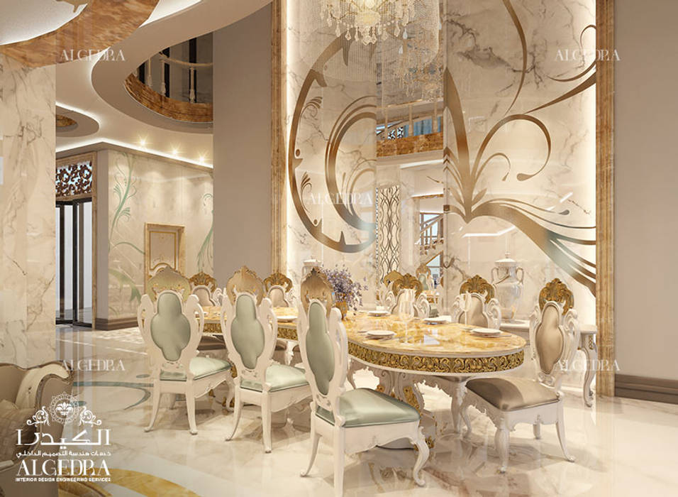 Luxury Villa Dining Room Classic Style Dining Room By Algedra