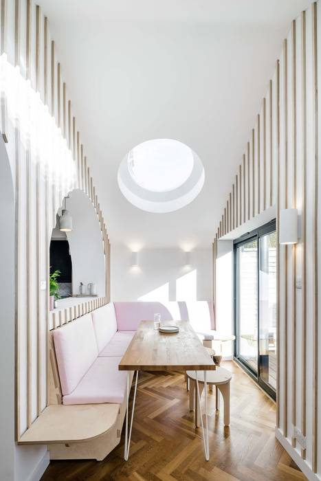 The amazing renovation and extension of a Terraced House, FAB Architects FAB Architects ห้องทานข้าว