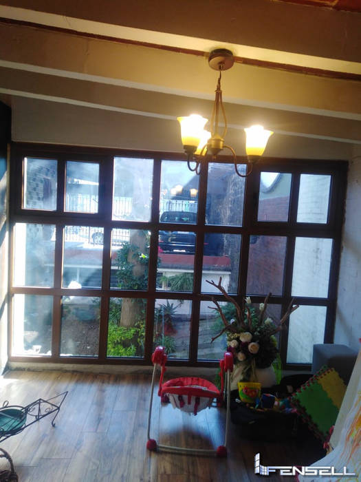 Proyecto ventanas de PVC Coyoacán , FENSELL FENSELL Modern windows & doors Plastic Windows