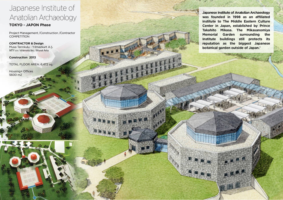 Japanese İnstitute Of Anatoian Archaeology, East and West Turkısh Portuguese Archıtects East and West Turkısh Portuguese Archıtects Modern houses