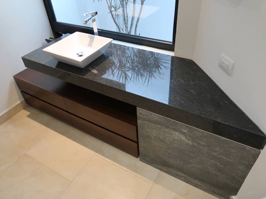 Baño de visitas baños modernos de dimarq® espacios arquitectónicos