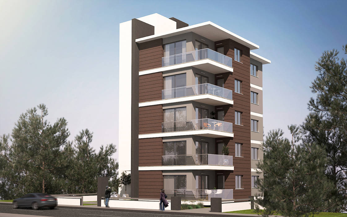 Mumcu İnşaat, 1. Etap CM² Mimarlık ve Tasarım Stüdyosu Modern Evler Mimarlık, Mimari Proje, Modern Mimari, Tasarım, Mimari Tasarım, Apartman, Konut, Daire, Ev, Modern Apartman, Bursa, Tokat, Proje, Render