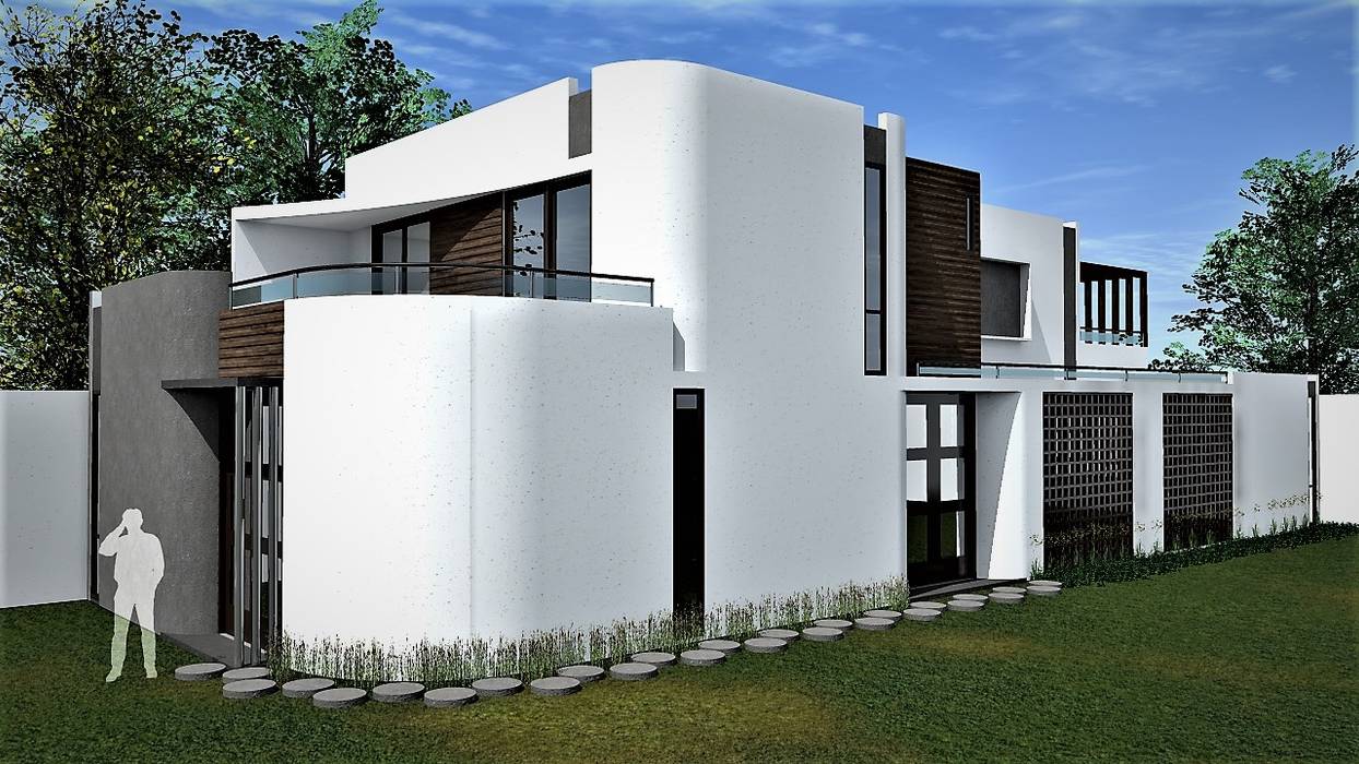 Casa FLW, ARGAL Arquitectura-Arte-Diseño ARGAL Arquitectura-Arte-Diseño Rumah Modern