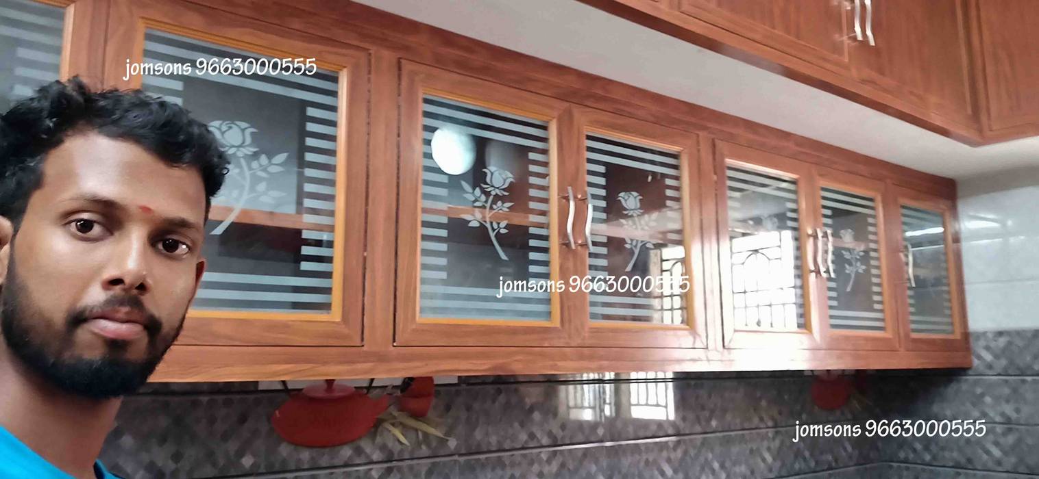 PVC Kitchen Glass Doors 9663000555 balabharathi pvc & upvc interior Salem 9663000555 Modern kitchen Plastic pvc interiors in Tiruppur 9663000555,Kitchen utensils