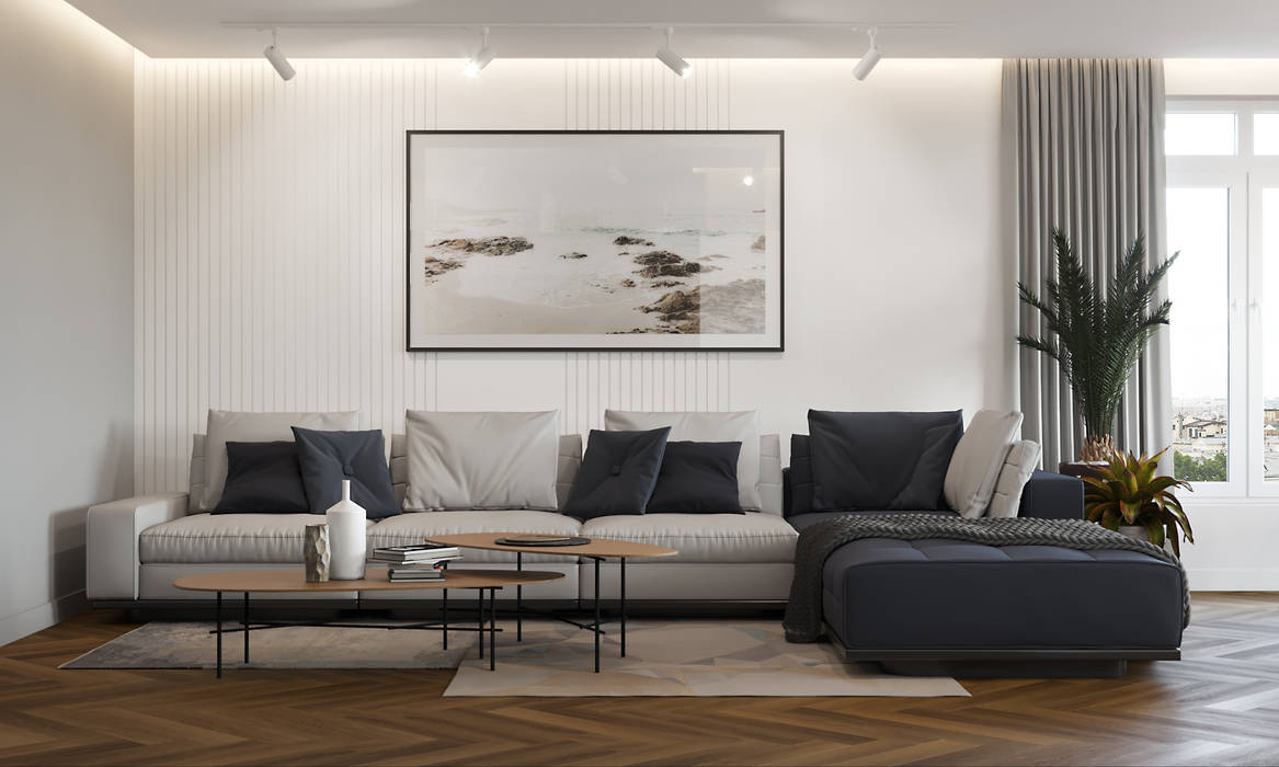 Wohnung Berlin 2019 2020 Skandinavische Wohnzimmer Von Nk Line Skandinavisch Homify