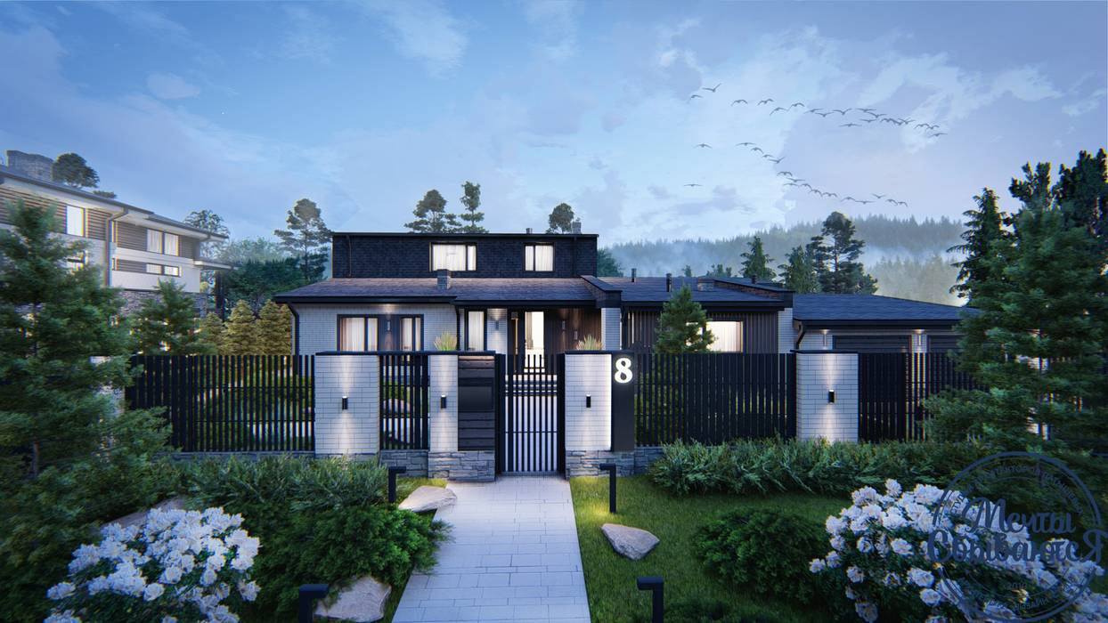 Компания архитекторов латышевых 'мечты сбываются' casas de campo | homify