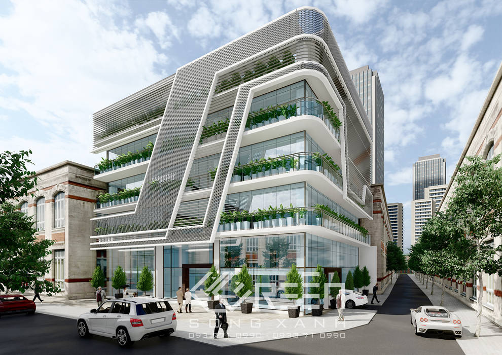 Văn Phòng Y12, Hoang Long Green Hoang Long Green Commercial spaces Offices & stores