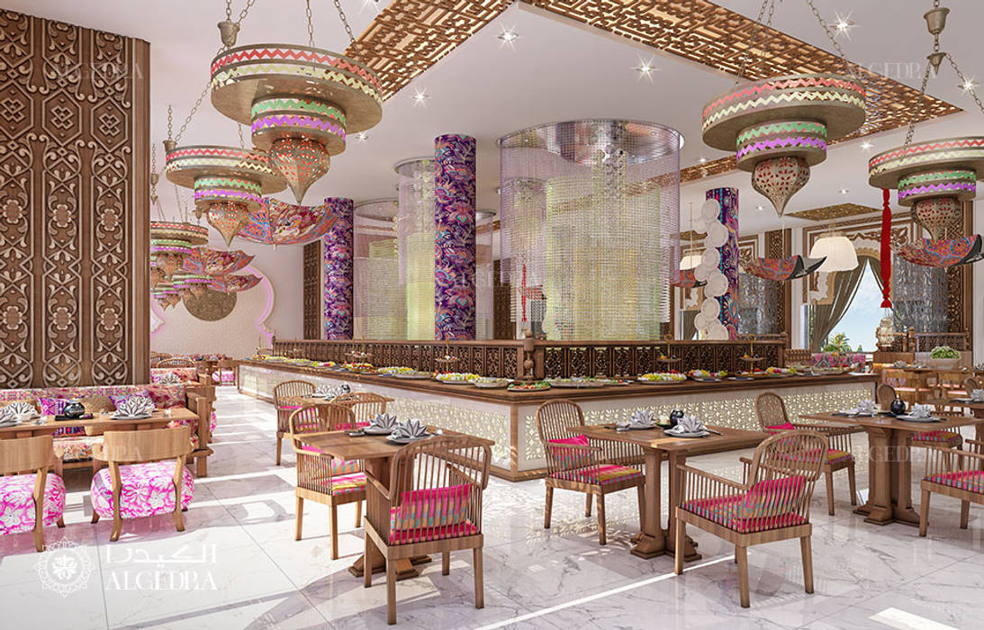 Dining Area Design In Indian Restaurant Algedra Interior Design Gastronomy Homify
