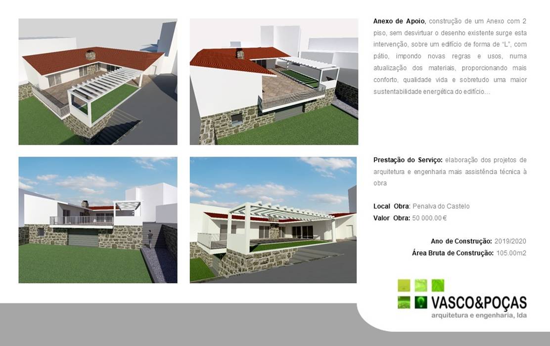 Projetos Habitacionais, Vasco & Poças - Arquitetura e Engenharia, lda Vasco & Poças - Arquitetura e Engenharia, lda Будинки