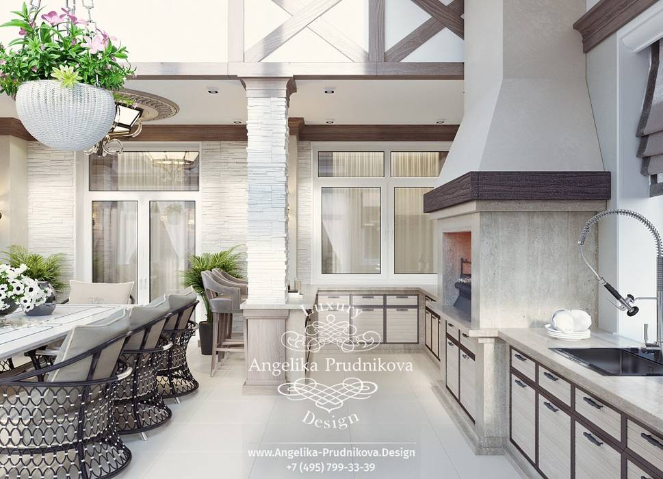 Дизайн-проект интерьера веранды в кп «опушка», дизайн-студия элитных ...