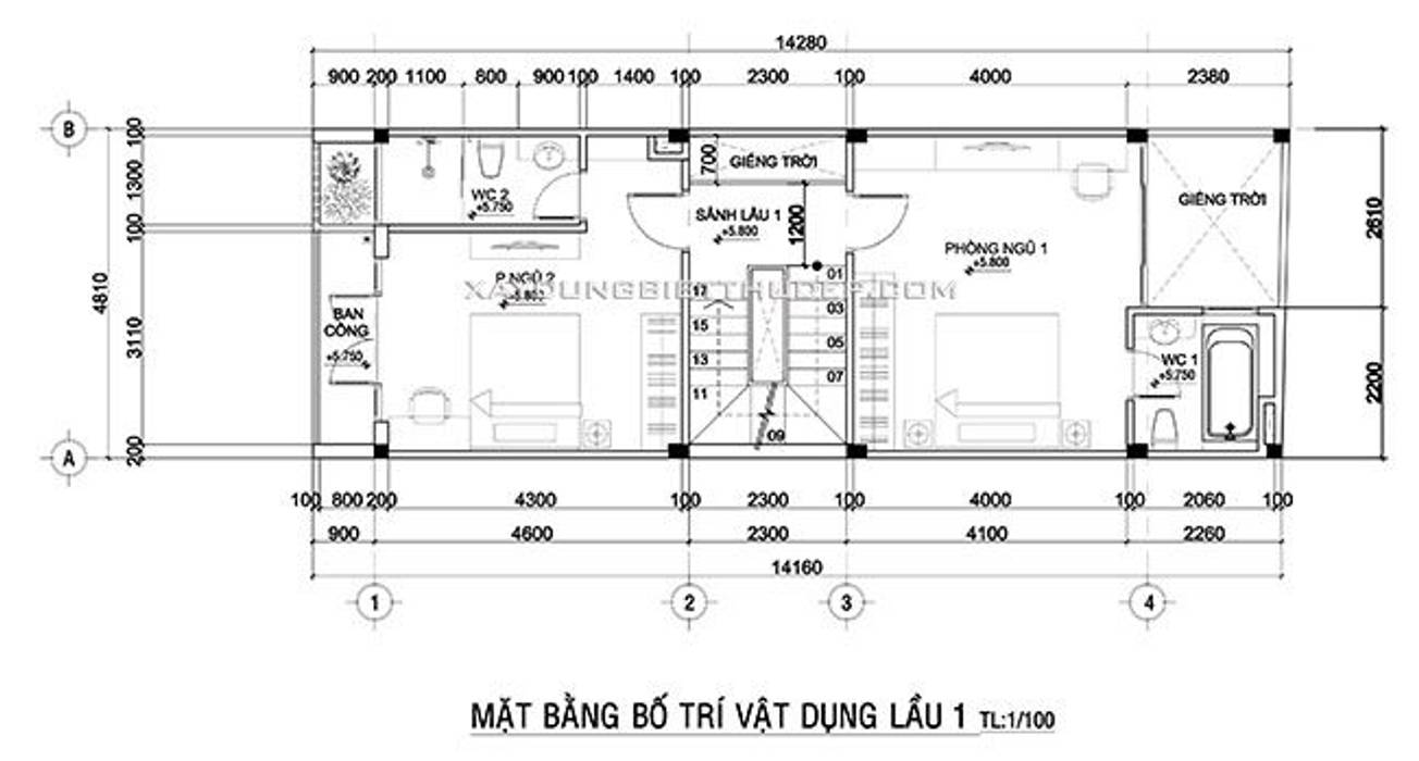 Mẫu thiết kế nhà 3 tầng có gác lửng hiện đại đẹp, Công ty xây dựng nhà đẹp mới Công ty xây dựng nhà đẹp mới